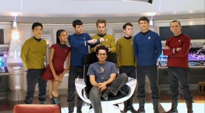 J.J. Abrams e il cast del suo primo Star Trek