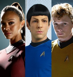 Uhura, Spock e Chekov