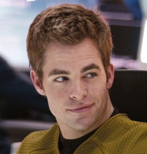 Chris Pine nei panni di Kirk