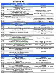 Programma Reunion VIII 2012