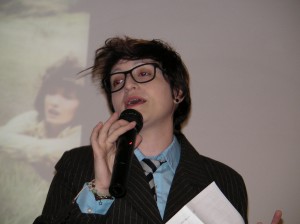 Federica Minguzzi alla conferenza su Doctor Who