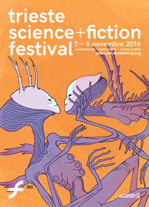 Il manifesto ufficiale del Trieste Science+Fiction Festival realizzato da Davide Toffolo