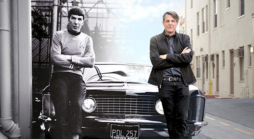 Adam Nimoy (a destra) porta al Festival il documentario che ha dedicato a suo padre