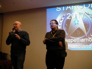 Massimo Romani e Nicola Vianello durante la conferenza stampa, alla Reunion 2016.